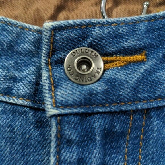 Duluth Trading Co Men's Relaxed Jeans - Blue - Picture 5 of 12